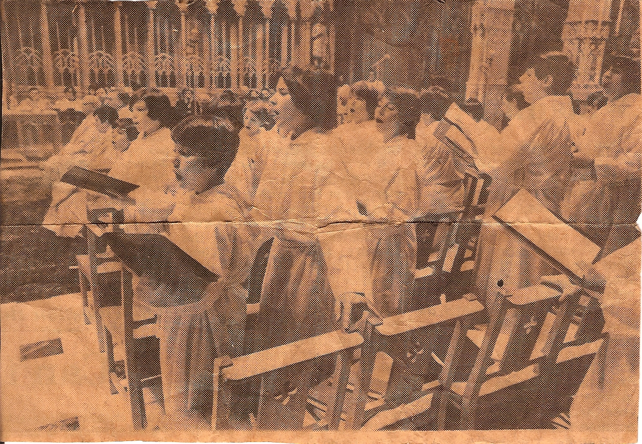 A singer in a Sunday choir