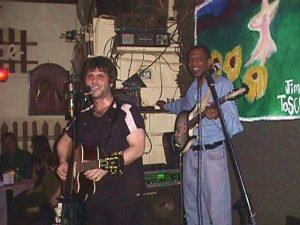 Vinnie Ferrone & Mark West at The Back Fence in NYC.