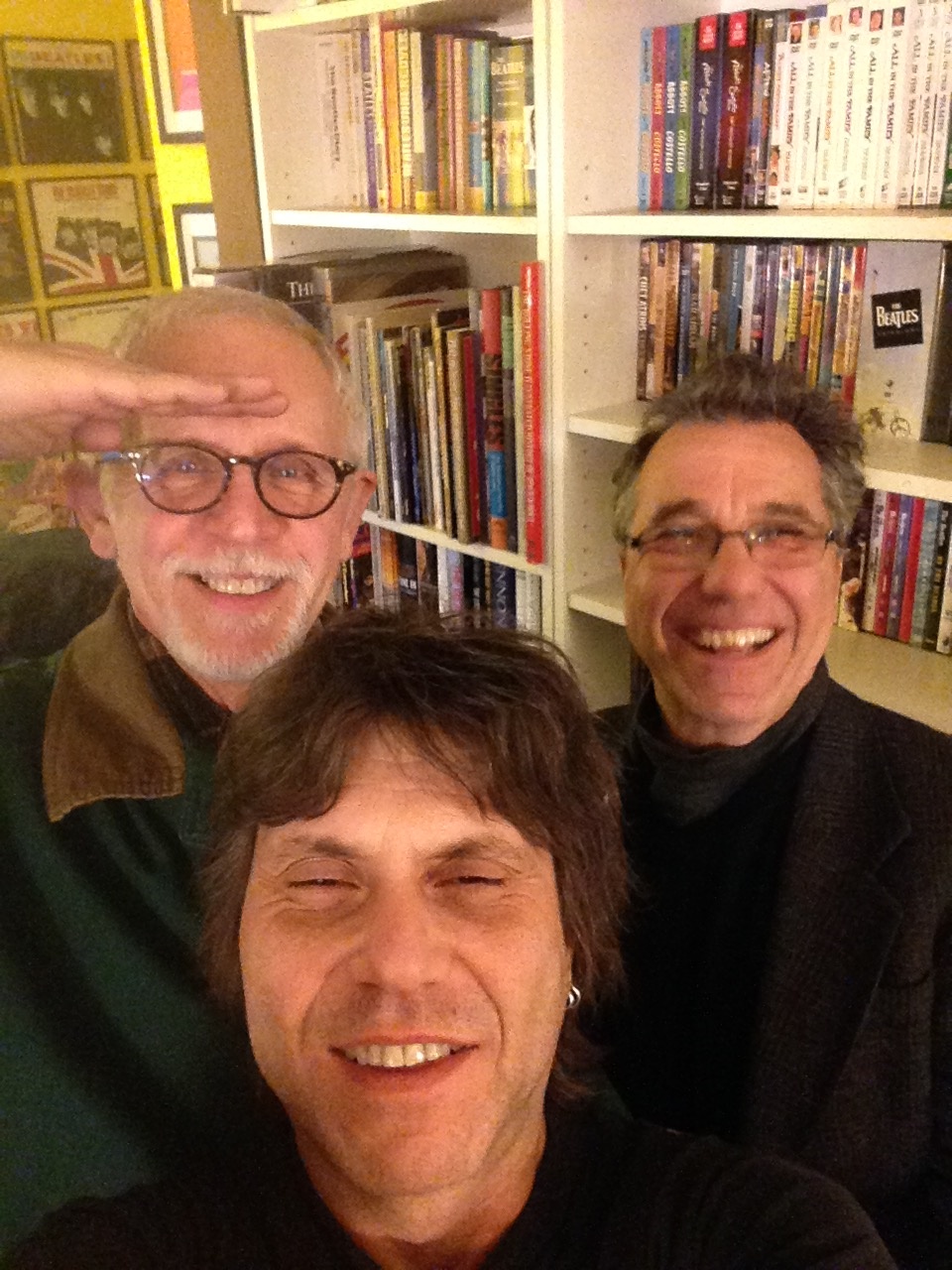 at home with Dennis and Mike